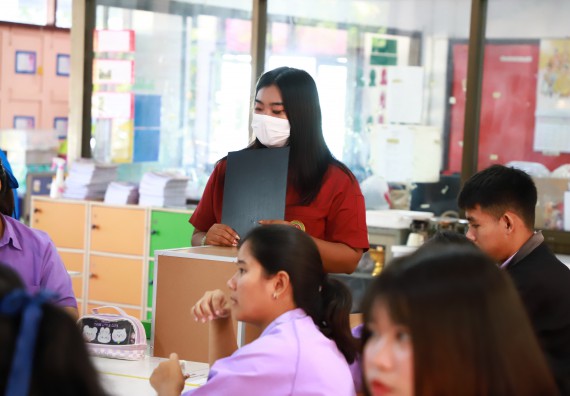 คณะวิทยาศาสตร์และเทคโนโลยี จัดค่ายวิทยาศาสตร์สัญจร ปีการศึกษา 2566  โรงเรียนขาณุวิทยา