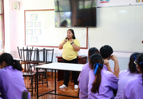 คณะวิทยาศาสตร์และเทคโนโลยี จัดค่ายวิทยาศาสตร์สัญจร ปีการศึกษา 2566  โรงเรียนขาณุวิทยา