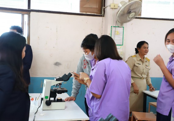 คณะวิทยาศาสตร์และเทคโนโลยี จัดค่ายวิทยาศาสตร์สัญจร ปีการศึกษา 2566  โรงเรียนขาณุวิทยา