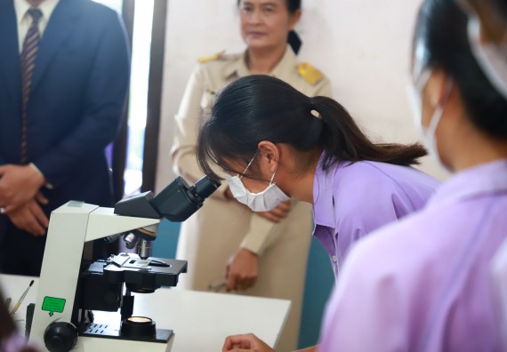 คณะวิทยาศาสตร์และเทคโนโลยี จัดค่ายวิทยาศาสตร์สัญจร ปีการศึกษา 2566  โรงเรียนขาณุวิทยา