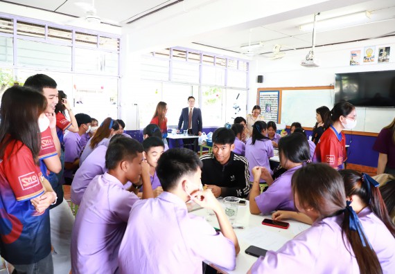 คณะวิทยาศาสตร์และเทคโนโลยี จัดค่ายวิทยาศาสตร์สัญจร ปีการศึกษา 2566  โรงเรียนขาณุวิทยา