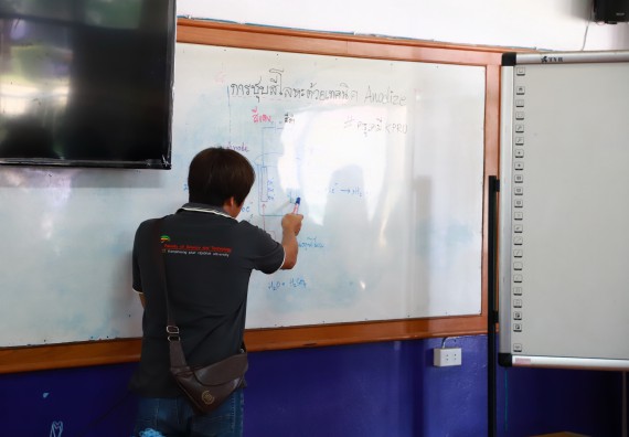 คณะวิทยาศาสตร์และเทคโนโลยี จัดค่ายวิทยาศาสตร์สัญจร ปีการศึกษา 2566  โรงเรียนขาณุวิทยา