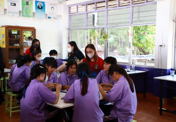 คณะวิทยาศาสตร์และเทคโนโลยี จัดค่ายวิทยาศาสตร์สัญจร ปีการศึกษา 2566  โรงเรียนขาณุวิทยา