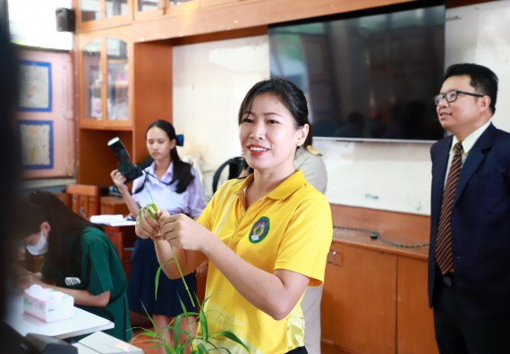 คณะวิทยาศาสตร์และเทคโนโลยี จัดค่ายวิทยาศาสตร์สัญจร ปีการศึกษา 2566  โรงเรียนขาณุวิทยา