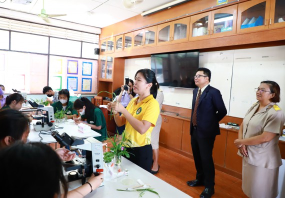 คณะวิทยาศาสตร์และเทคโนโลยี จัดค่ายวิทยาศาสตร์สัญจร ปีการศึกษา 2566  โรงเรียนขาณุวิทยา