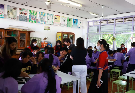 คณะวิทยาศาสตร์และเทคโนโลยี จัดค่ายวิทยาศาสตร์สัญจร ปีการศึกษา 2566  โรงเรียนขาณุวิทยา