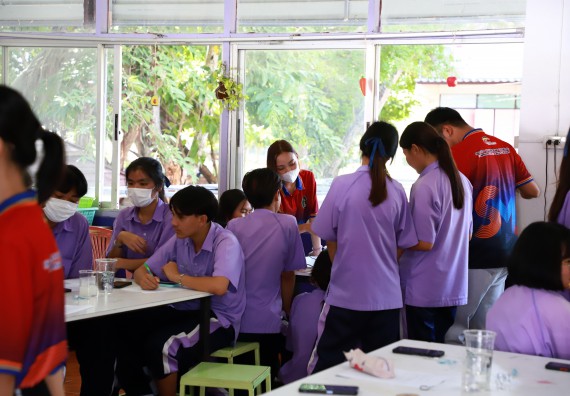 คณะวิทยาศาสตร์และเทคโนโลยี จัดค่ายวิทยาศาสตร์สัญจร ปีการศึกษา 2566  โรงเรียนขาณุวิทยา