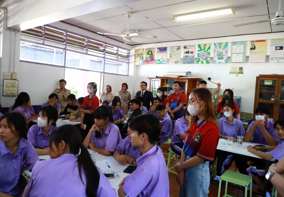 คณะวิทยาศาสตร์และเทคโนโลยี จัดค่ายวิทยาศาสตร์สัญจร ปีการศึกษา 2566  โรงเรียนขาณุวิทยา