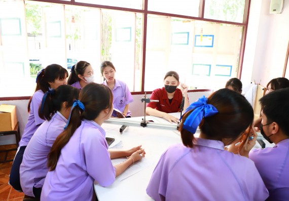 คณะวิทยาศาสตร์และเทคโนโลยี จัดค่ายวิทยาศาสตร์สัญจร ปีการศึกษา 2566  โรงเรียนขาณุวิทยา