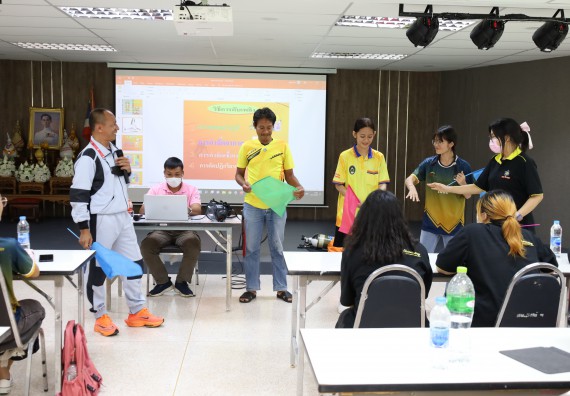 ภาพกิจกรรม  ศูนย์วิทยาศาสตร์และวิทยาศาสตร์ประยุกต์ คณะวิทยาศาสตร์และเทคโนโลยี จัดอบรมเชิงปฏิบัติการการอบรมดับเพลิงขั้นต้นและความปลอดภัยในห้องปฏิบัติการ