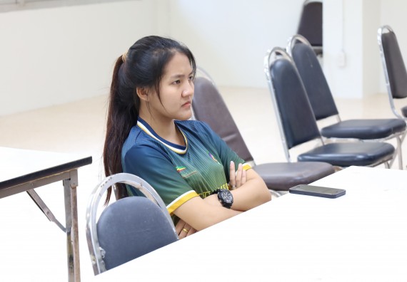 ภาพกิจกรรม  ศูนย์วิทยาศาสตร์และวิทยาศาสตร์ประยุกต์ คณะวิทยาศาสตร์และเทคโนโลยี จัดอบรมเชิงปฏิบัติการการอบรมดับเพลิงขั้นต้นและความปลอดภัยในห้องปฏิบัติการ