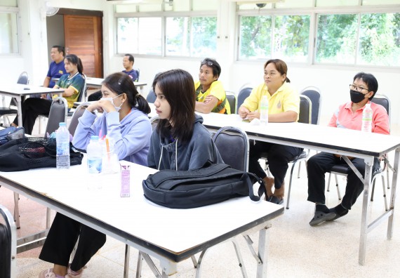 ภาพกิจกรรม  ศูนย์วิทยาศาสตร์และวิทยาศาสตร์ประยุกต์ คณะวิทยาศาสตร์และเทคโนโลยี จัดอบรมเชิงปฏิบัติการการอบรมดับเพลิงขั้นต้นและความปลอดภัยในห้องปฏิบัติการ