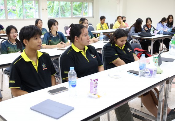 ภาพกิจกรรม  ศูนย์วิทยาศาสตร์และวิทยาศาสตร์ประยุกต์ คณะวิทยาศาสตร์และเทคโนโลยี จัดอบรมเชิงปฏิบัติการการอบรมดับเพลิงขั้นต้นและความปลอดภัยในห้องปฏิบัติการ