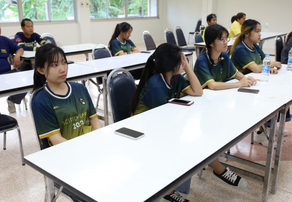 ภาพกิจกรรม  ศูนย์วิทยาศาสตร์และวิทยาศาสตร์ประยุกต์ คณะวิทยาศาสตร์และเทคโนโลยี จัดอบรมเชิงปฏิบัติการการอบรมดับเพลิงขั้นต้นและความปลอดภัยในห้องปฏิบัติการ