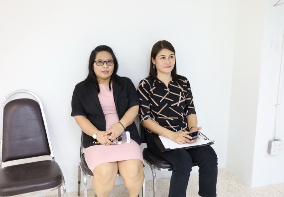 ภาพกิจกรรม  ศูนย์วิทยาศาสตร์และวิทยาศาสตร์ประยุกต์ คณะวิทยาศาสตร์และเทคโนโลยี จัดอบรมเชิงปฏิบัติการการอบรมดับเพลิงขั้นต้นและความปลอดภัยในห้องปฏิบัติการ