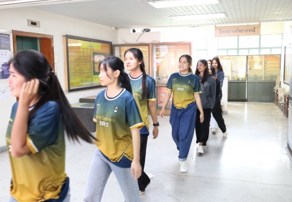 ภาพกิจกรรม  ศูนย์วิทยาศาสตร์และวิทยาศาสตร์ประยุกต์ คณะวิทยาศาสตร์และเทคโนโลยี จัดอบรมเชิงปฏิบัติการการอบรมดับเพลิงขั้นต้นและความปลอดภัยในห้องปฏิบัติการ