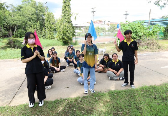 ภาพกิจกรรม  ศูนย์วิทยาศาสตร์และวิทยาศาสตร์ประยุกต์ คณะวิทยาศาสตร์และเทคโนโลยี จัดอบรมเชิงปฏิบัติการการอบรมดับเพลิงขั้นต้นและความปลอดภัยในห้องปฏิบัติการ