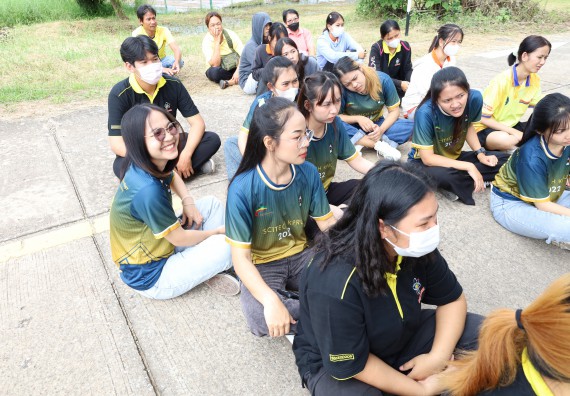 ภาพกิจกรรม  ศูนย์วิทยาศาสตร์และวิทยาศาสตร์ประยุกต์ คณะวิทยาศาสตร์และเทคโนโลยี จัดอบรมเชิงปฏิบัติการการอบรมดับเพลิงขั้นต้นและความปลอดภัยในห้องปฏิบัติการ