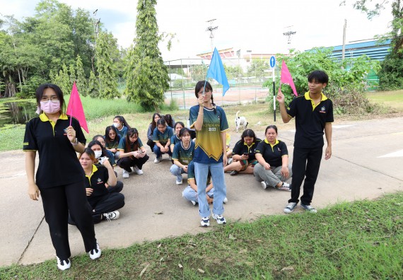 ภาพกิจกรรม  ศูนย์วิทยาศาสตร์และวิทยาศาสตร์ประยุกต์ คณะวิทยาศาสตร์และเทคโนโลยี จัดอบรมเชิงปฏิบัติการการอบรมดับเพลิงขั้นต้นและความปลอดภัยในห้องปฏิบัติการ