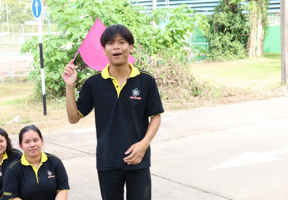ภาพกิจกรรม  ศูนย์วิทยาศาสตร์และวิทยาศาสตร์ประยุกต์ คณะวิทยาศาสตร์และเทคโนโลยี จัดอบรมเชิงปฏิบัติการการอบรมดับเพลิงขั้นต้นและความปลอดภัยในห้องปฏิบัติการ