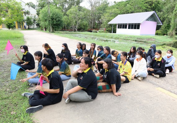 ภาพกิจกรรม  ศูนย์วิทยาศาสตร์และวิทยาศาสตร์ประยุกต์ คณะวิทยาศาสตร์และเทคโนโลยี จัดอบรมเชิงปฏิบัติการการอบรมดับเพลิงขั้นต้นและความปลอดภัยในห้องปฏิบัติการ
