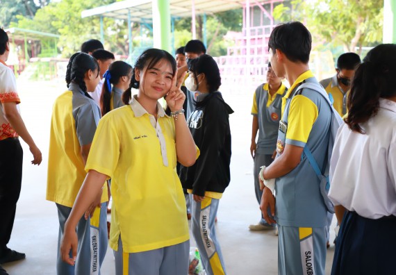 คณะวิทยาศาสตร์และเทคโนโลยี จัดค่ายวิทยาศาสตร์สัญจร ปีการศึกษา 2566  โรงเรียนสลกบาตรวิทยา