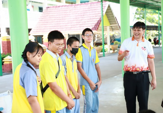 คณะวิทยาศาสตร์และเทคโนโลยี จัดค่ายวิทยาศาสตร์สัญจร ปีการศึกษา 2566  โรงเรียนสลกบาตรวิทยา