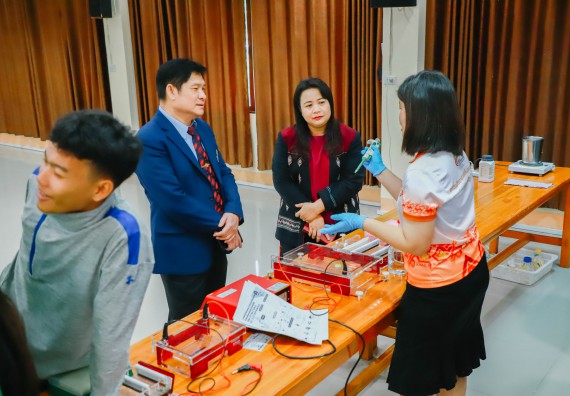 คณะวิทยาศาสตร์และเทคโนโลยี จัดค่ายวิทยาศาสตร์สัญจร ปีการศึกษา 2566  โรงเรียนระหานวิทยา 