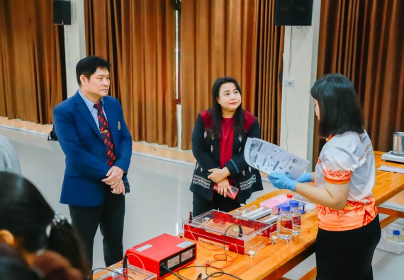 คณะวิทยาศาสตร์และเทคโนโลยี จัดค่ายวิทยาศาสตร์สัญจร ปีการศึกษา 2566  โรงเรียนระหานวิทยา 