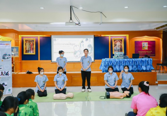 คณะวิทยาศาสตร์และเทคโนโลยี จัดค่ายวิทยาศาสตร์สัญจร ปีการศึกษา 2566  โรงเรียนระหานวิทยา 