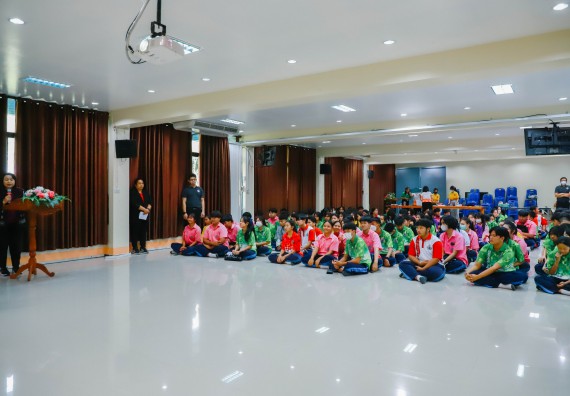 คณะวิทยาศาสตร์และเทคโนโลยี จัดค่ายวิทยาศาสตร์สัญจร ปีการศึกษา 2566  โรงเรียนระหานวิทยา 