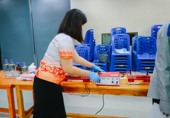 คณะวิทยาศาสตร์และเทคโนโลยี จัดค่ายวิทยาศาสตร์สัญจร ปีการศึกษา 2566  โรงเรียนระหานวิทยา 