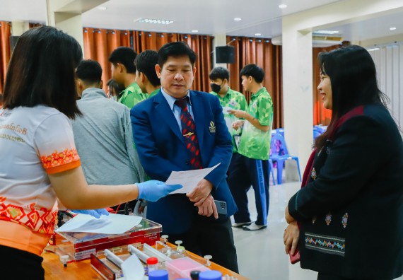 คณะวิทยาศาสตร์และเทคโนโลยี จัดค่ายวิทยาศาสตร์สัญจร ปีการศึกษา 2566  โรงเรียนระหานวิทยา 