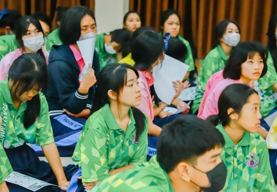 คณะวิทยาศาสตร์และเทคโนโลยี จัดค่ายวิทยาศาสตร์สัญจร ปีการศึกษา 2566  โรงเรียนระหานวิทยา 