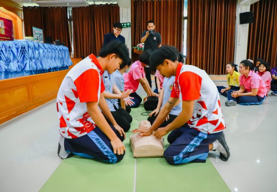 คณะวิทยาศาสตร์และเทคโนโลยี จัดค่ายวิทยาศาสตร์สัญจร ปีการศึกษา 2566  โรงเรียนระหานวิทยา 