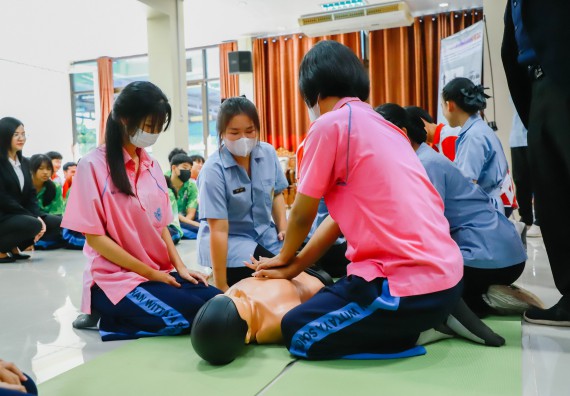 คณะวิทยาศาสตร์และเทคโนโลยี จัดค่ายวิทยาศาสตร์สัญจร ปีการศึกษา 2566  โรงเรียนระหานวิทยา 