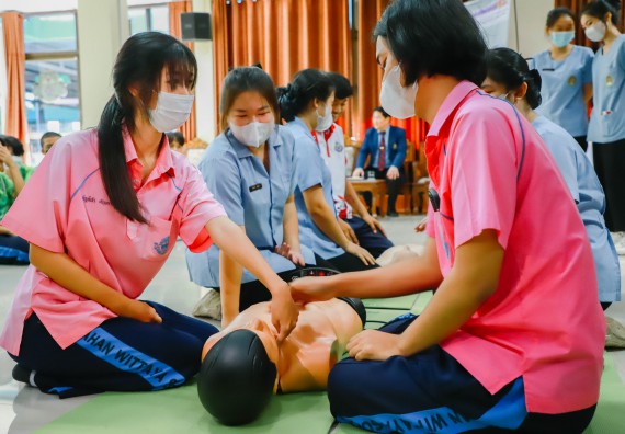 คณะวิทยาศาสตร์และเทคโนโลยี จัดค่ายวิทยาศาสตร์สัญจร ปีการศึกษา 2566  โรงเรียนระหานวิทยา 