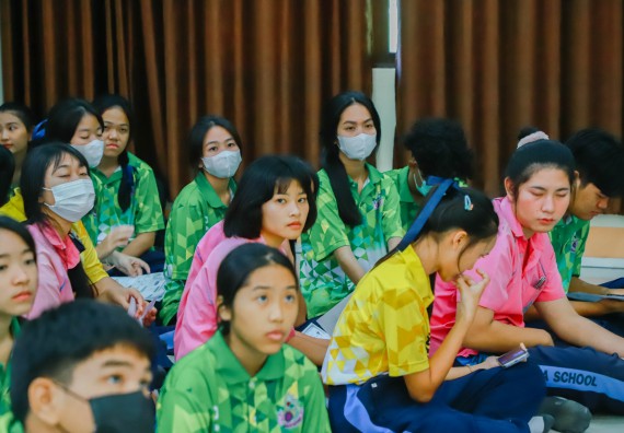 คณะวิทยาศาสตร์และเทคโนโลยี จัดค่ายวิทยาศาสตร์สัญจร ปีการศึกษา 2566  โรงเรียนระหานวิทยา 