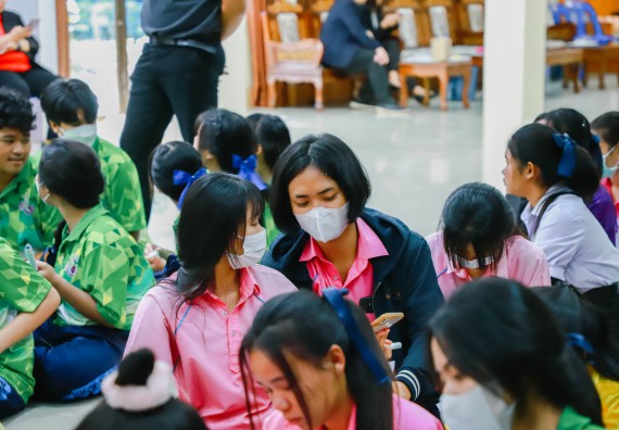 คณะวิทยาศาสตร์และเทคโนโลยี จัดค่ายวิทยาศาสตร์สัญจร ปีการศึกษา 2566  โรงเรียนระหานวิทยา 