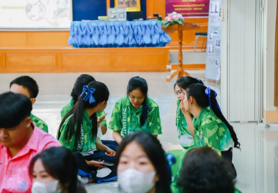 คณะวิทยาศาสตร์และเทคโนโลยี จัดค่ายวิทยาศาสตร์สัญจร ปีการศึกษา 2566  โรงเรียนระหานวิทยา 