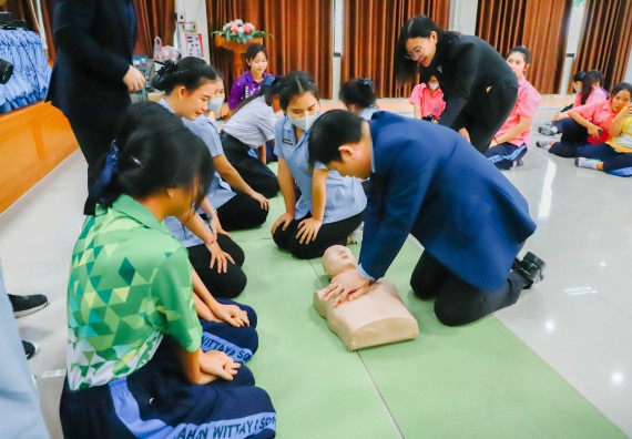 คณะวิทยาศาสตร์และเทคโนโลยี จัดค่ายวิทยาศาสตร์สัญจร ปีการศึกษา 2566  โรงเรียนระหานวิทยา 