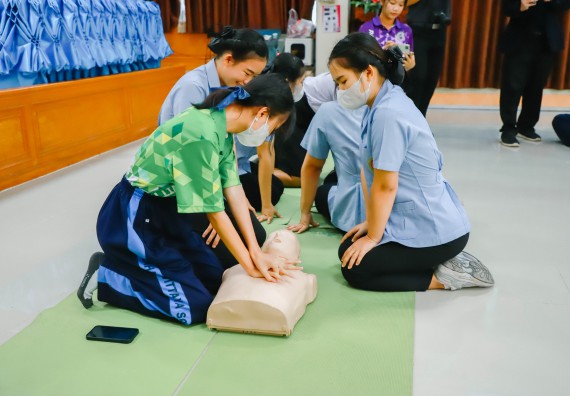 คณะวิทยาศาสตร์และเทคโนโลยี จัดค่ายวิทยาศาสตร์สัญจร ปีการศึกษา 2566  โรงเรียนระหานวิทยา 