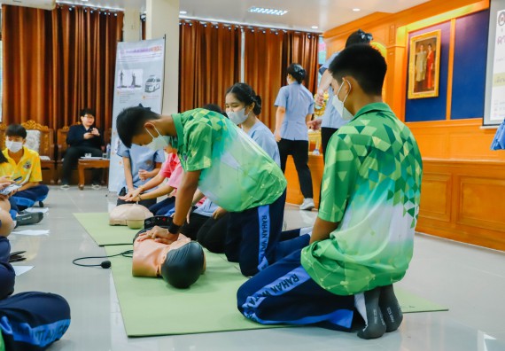 คณะวิทยาศาสตร์และเทคโนโลยี จัดค่ายวิทยาศาสตร์สัญจร ปีการศึกษา 2566  โรงเรียนระหานวิทยา 