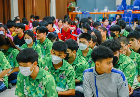 คณะวิทยาศาสตร์และเทคโนโลยี จัดค่ายวิทยาศาสตร์สัญจร ปีการศึกษา 2566  โรงเรียนระหานวิทยา 