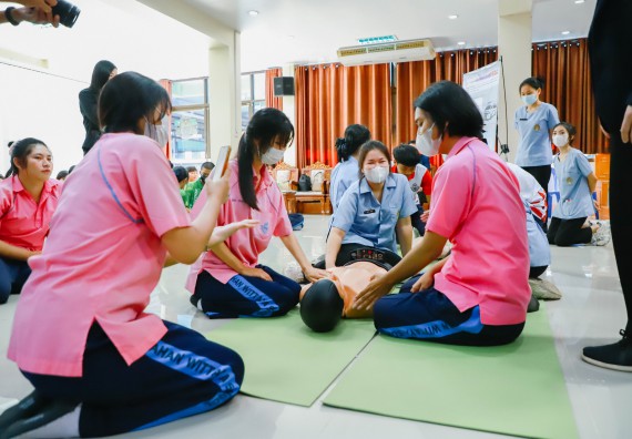 คณะวิทยาศาสตร์และเทคโนโลยี จัดค่ายวิทยาศาสตร์สัญจร ปีการศึกษา 2566  โรงเรียนระหานวิทยา 