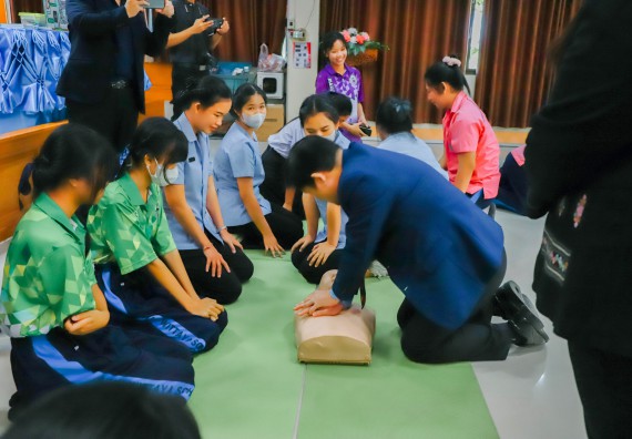 คณะวิทยาศาสตร์และเทคโนโลยี จัดค่ายวิทยาศาสตร์สัญจร ปีการศึกษา 2566  โรงเรียนระหานวิทยา 