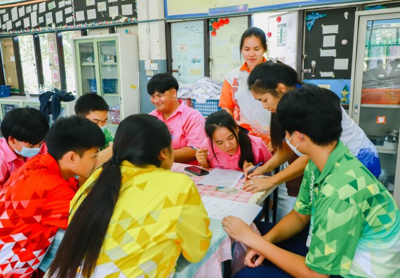 คณะวิทยาศาสตร์และเทคโนโลยี จัดค่ายวิทยาศาสตร์สัญจร ปีการศึกษา 2566  โรงเรียนระหานวิทยา 