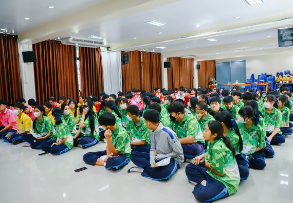คณะวิทยาศาสตร์และเทคโนโลยี จัดค่ายวิทยาศาสตร์สัญจร ปีการศึกษา 2566  โรงเรียนระหานวิทยา 