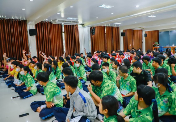 คณะวิทยาศาสตร์และเทคโนโลยี จัดค่ายวิทยาศาสตร์สัญจร ปีการศึกษา 2566  โรงเรียนระหานวิทยา 