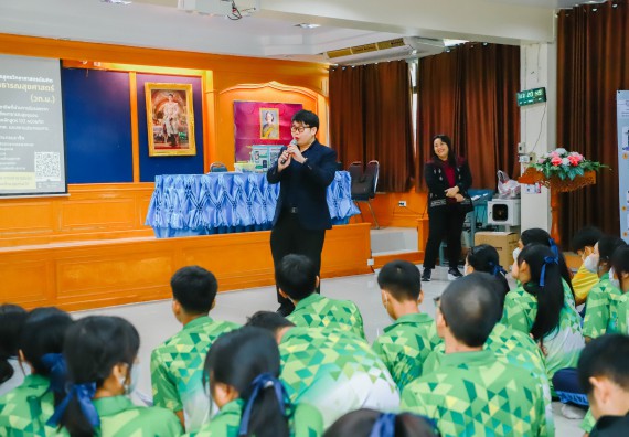 คณะวิทยาศาสตร์และเทคโนโลยี จัดค่ายวิทยาศาสตร์สัญจร ปีการศึกษา 2566  โรงเรียนระหานวิทยา 